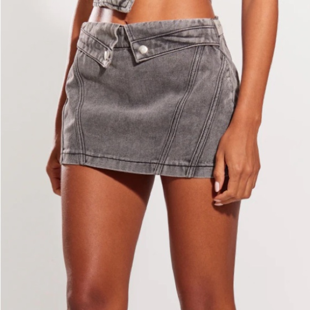 NWT Denim Mini Skirt